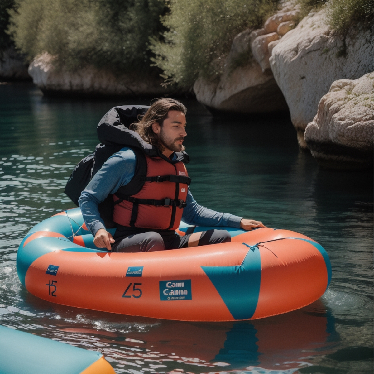 Float Tube en escursion