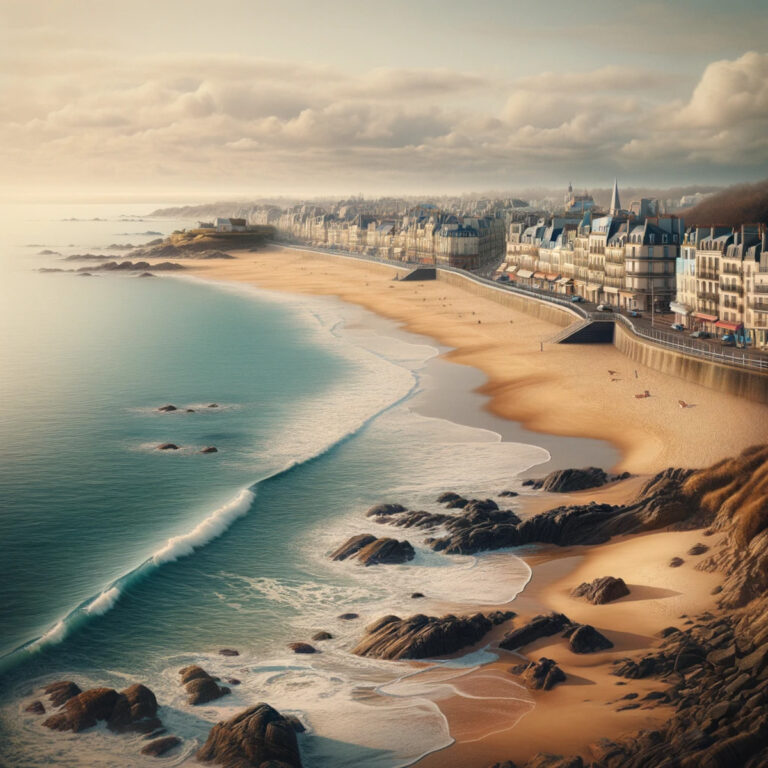 sables d'olonnes au mois de janvier