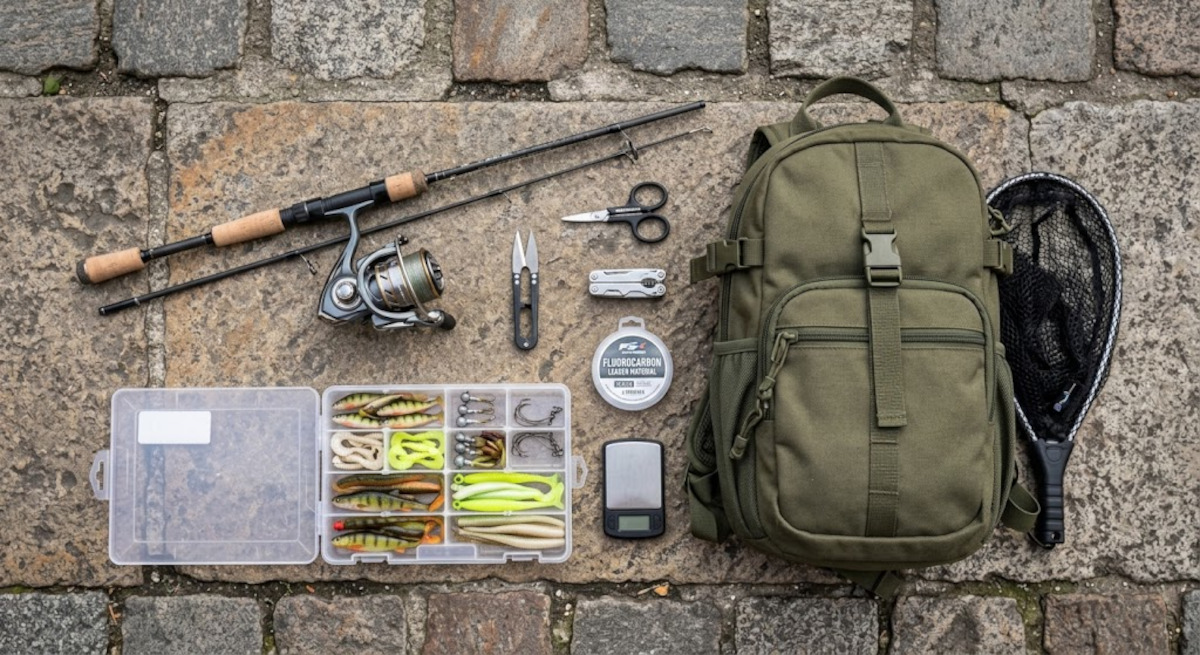 Matériel nomade et compact pour le street fishing